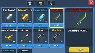 Crafting And Enchanting The Strongest Sword in Bedwars