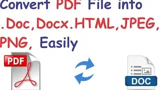 How To Convert DOCX to PDF and PDF to DOCX Full Guide Urdu/Hindi | OnlineFreetutorials