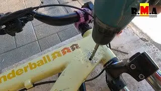 сверлим раму и делаем скрытую проводку для дроппера ⚒️🚵👌 ( dropper KS EXA form 900i )