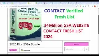 Gsa Website Contact List