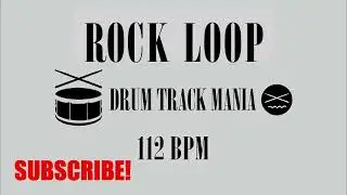 Rock Loop 112 BPM Drum Backing Track