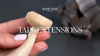 Tape extensions by Slavic Hair