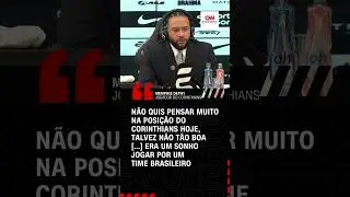 Memphis Depay: "Não quis pensar muito na posição do Corinthians" | CNN ESPORTES