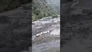 Мощный селевой поток сошел в Цумадинском районе Дагестана