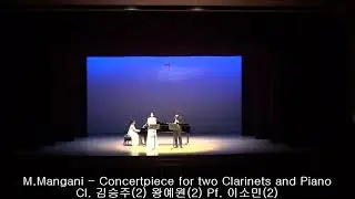 M.Mangani - Concertpiece for two Clarinets and Piano