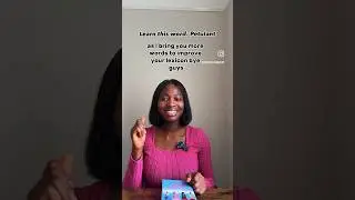 Learn this word Part 2 #growth #newword  #booklover #selfdevelopment #gratitude #growth #passion