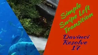 Swipe Left transition - DaVinci Resolve 17