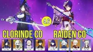 Clorinde C0 Finale of the Deep & Raiden C0 The catch Spiral AByss floor 12 Genshin Impact