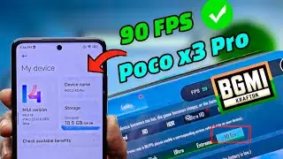 How To Enable 90 Fps 🤩 in Poco X3 Pro | 90 Fps in Poco X3 Pro | Miui 14 in Poco X3 Pro