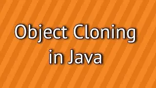 Object Cloning in Java