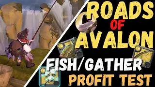 FISHING/GATHERING for 12 HOURS in the Roads of Avalon! - Albion Online