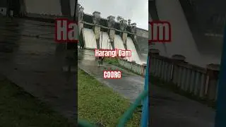 Beautiful Harangi dam in Coorg #coorg #rain #monsoon