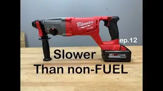 24-21 | Milwaukee M18 FUEL 1 Inch SDS-plus rotary hammer review | 2713-20 | ep.12