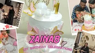 Zainab's 1st Birthday Celebration | Gift & Fun |  Decoration at Home | Sheer Khurma Shoot 