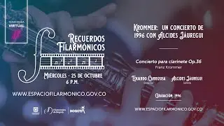 Recuerdos Filarmónicos OFB | Concierto para clarinete de Franz Krommer