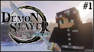 Demon Slayer Mod but it's 3rd Life! (Island of Anzhong Episode 1 | Minecraft 1.16.5)