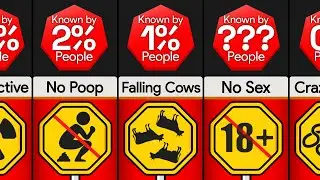 Comparison: Weirdest Traffic Signs