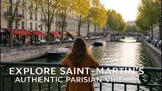 “Canal Saint Martin, Paris  A Hidden Gem of Local Charm & Scenic Views”