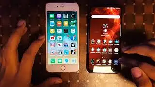 iPhone 6S Plus vs Galaxy S9 Plus Speed Test Comparison (Dope!!) - My First video
