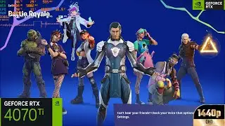 RTX 4070 ti FORTNITE Season 4 Chapter 4 2K Gameplay Epic Graphics