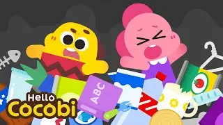 ♻️ Recycle Trash | Habit Songs | Clean Up Good Daily Habits| Kids Songs | Dinosaurs | Hello Cocobi
