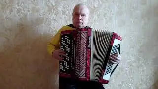 «Листья желтые» на баяне.