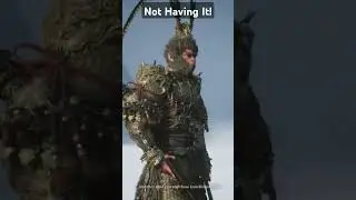 He is not having it!
