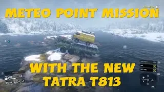 SnowRunner Mateo Point Mission With The New Tatra T813