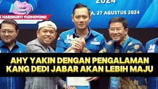 SAH!!! AHY AKHIRNYA MEMBERIKAN SURAT REKOMENDASI KEPADA KANG DEDI MULYADI UNTUK DI PILGUB JABAR