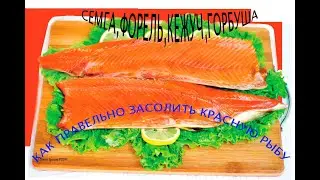 Рыба нежная как масло! Как вкусно засолить красную рыбу дома - Малосольная КЕЖУЧ (лосось, форель)