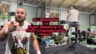 AJ Slambino vs Ryan Galeone - @pwflegacy - Newport, NC - 8/23/24 - PWF Championship Match