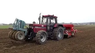 [Go Pro] : CASE IH 1255XL et KVERNELAND au semi de pois en 2013