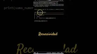 Recursividad en Python #python #tutorialesdigitales #aprendeprogramación