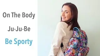 On The Body: Ju-Ju-Be Be Sporty Convertible Diaper Bag in tokidoki Kaiju City! + BFF Straps