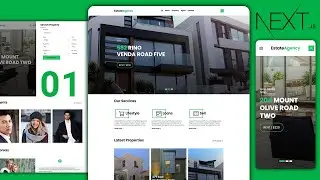 🔥 Nextjs: Building a Responsive Modern Real Estate Website React (1)