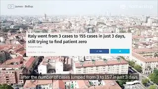 Italy went from 3 Covid-19 cases to 155 cases in just 3 days