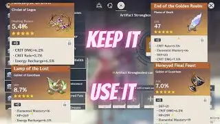 Guide For Creating Artifact Strongbox Genshin Impact