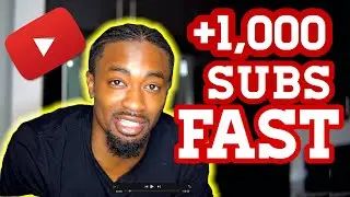 How To Get More Subscribers On Youtube Fast | Get 1,000 Subs Fast!