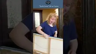 Creating Texture: Using Spoons & Knives Impasto Landscape Painting Technique #shorts #art #painting