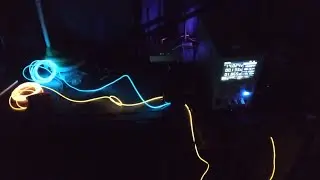 Review of the 5M Neon Light Dance Party Decor: Flexible EL Wire Rope Tube LED Strip - Yellow, Blue