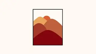 Create Minimalist Sunset Illustration [Speed Art]