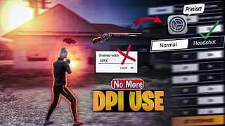Without DPI ❌ Free Fire Headshots Settings 😱 How to increase sensitivity without DPI 🤐 OB43