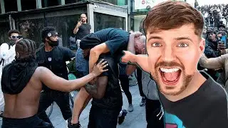 1,000 Black People Vs 1,000 White People Fight For $1,000,000
