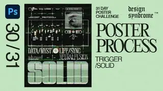 CRT Texture Poster Design!   - 30/31 (Speed Art ) 31 Days Poster Challenge
