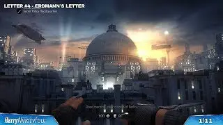 Wolfenstein: The New Order - All Collectibles In Chapter 4 (Enigma Codes, Gold Items, Letters)