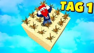ÜBERLEBEN in einer WÜSTEN WELT in MINECRAFT!