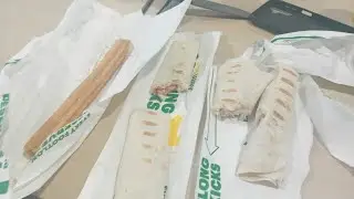 trying subways New Footlong  Dippers