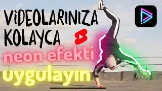 Videolara telefonla Neon Efekti Uygulama | Popüler Video Efektleri (GoCut) 