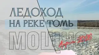 Ледоход на реке Томь 2026. Юрга. Три разных локации прохода льда.
