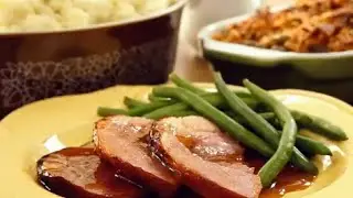 Jambon glacé au miel